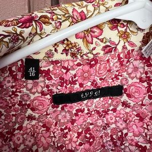 Vintage Gucci men’s shirt. Size 41/16. Perfect condition. Warn twice!